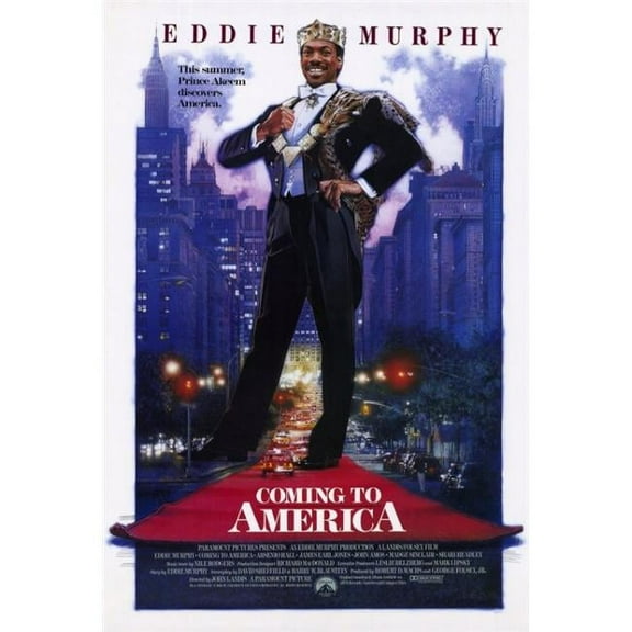 Pop Culture Graphics  Coming To America Movie Poster Print - 27 x 40