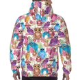 thumbnail image 7 of Lsque Watercolor Owl Pattern Casual Men's Hoodie,Hooded Sweatshirt with Kangaroo Pocket,Pullover Hoodie-Medium, 7 of 7