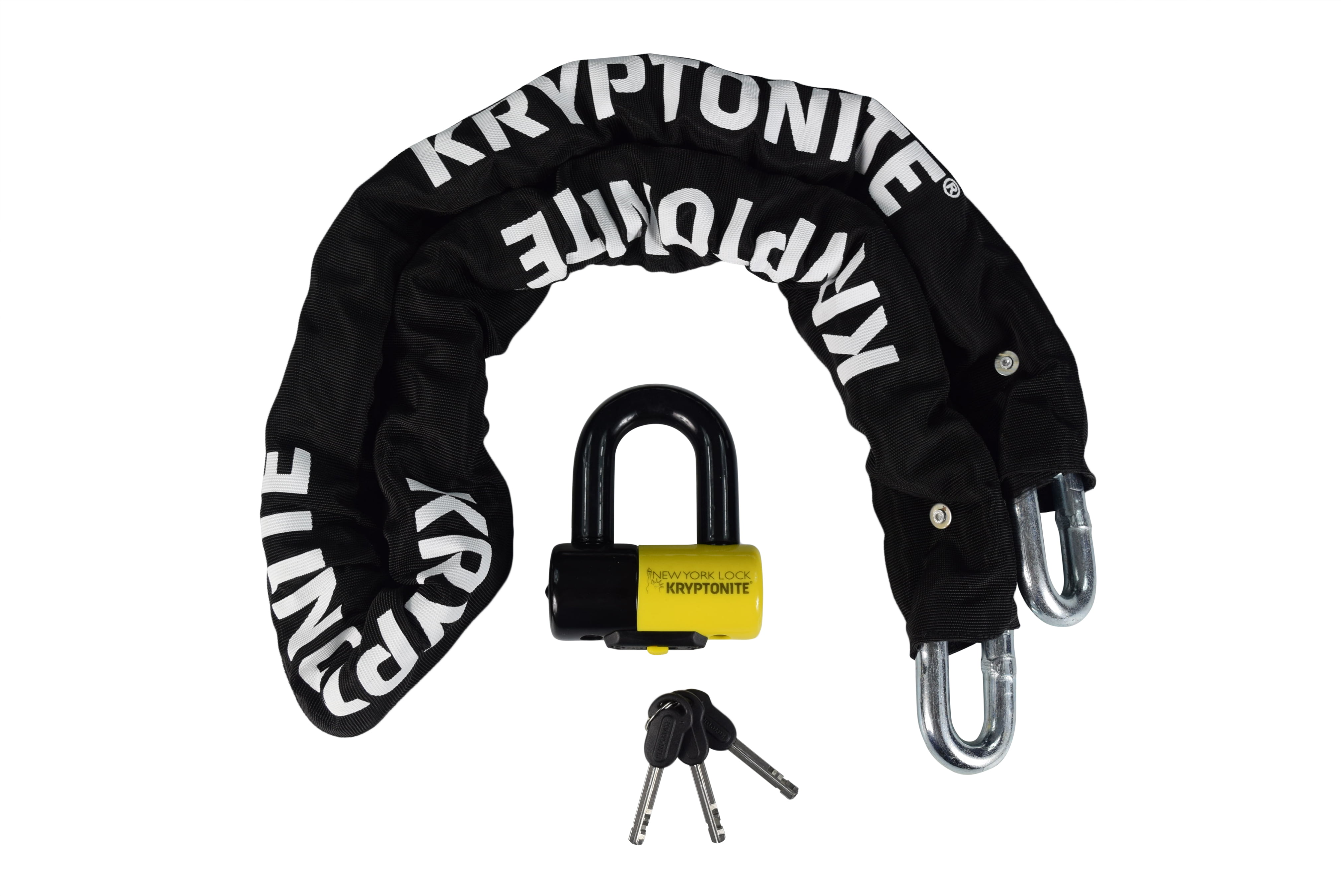 Kryptonite New York Legend 1515 Chain with New York Padlock 30 Inches Long When Locked 