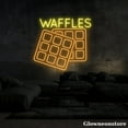 thumbnail image 4 of Glowneon Open Waffles Neon Sign, Waffles Cake Led Sign, Bakery Shop Sign, Waffles Shop Decor, 4 of 5