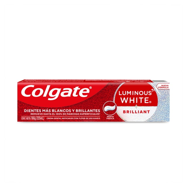 Pasta Dental Blanqueadora Colgate Luminous White Brilliant 125 ml