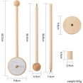 thumbnail image 5 of Mobile Baby Mobile Holder Wood Baby Cot Wooden Holder Frame Mobile Wooden Holder Series Gift Idea (Big Size Upgraded Holder), 5 of 7