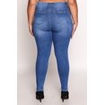 thumbnail image 4 of Womens Plus Size WAX Distressed Skinny Jeans, 4 of 4