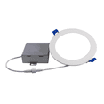 thumbnail image 2 of Nicor Lighting DLE621202KRDWH 982 Lumens LED Recessed Can Round Downlight - White, 2 of 12