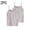 Gray, variant on Cethrio Girls Knitted Tank Tops Size 10-12, 2 Piece Soft Summer Sleeveless Kids Undershirts Pink