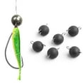 thumbnail image 7 of High Quality Additional Weight Weights Hook Connector Fishing Tungsten fall Sinker Matte Black Hook Connector 4G, 7 of 7