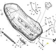 thumbnail image 3 of Plastic Drain Plug, Wear Resistant Stable Drain Plug Replacement 292001320  for GTX LTD RXT, 3 of 7