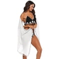 thumbnail image 6 of ZPAQI Women Bikinis Cover-ups Swimwear Long Bikinis Wrap Skirt Casual Beachwear Shawls, 6 of 21