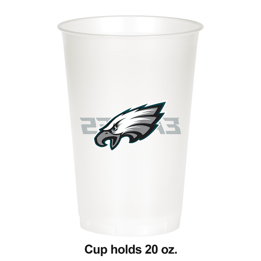 Philadelphia Eagles Plastic Cups, 24 Count