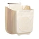 thumbnail image 2 of Bote de Basura Plegable de Pared, Cubo de Almacenamiento Plástico Colgante Telescópico para Cocina/Baño, Diseño Ahorrador de Espacio, Capacidad Ajustable, Blanco/Gris, 21x22x12cm, 2 of 6