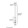 thumbnail image 3 of E11000-24SBR-ET2 Lighting-Torch - 14.75 Inch 7W 1 LED Pendant-Satin Brass Finish    -Traditional Installation, 3 of 3