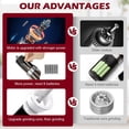 thumbnail image 3 of Electric Pepper and Salt Grinder, Adjustable Coarseness, Battery Powered, One Hand Automatic Operation (Single Black), 3 of 9