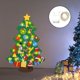 thumbnail image 5 of Juego de Árbol de Navidad de Fieltro Sunnimix 3.28 Pies 33 Adornos Pared Colgando, 5 of 7