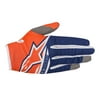 Alpinestars Radar Flight Gloves (Medium, Orange/Blue/White)