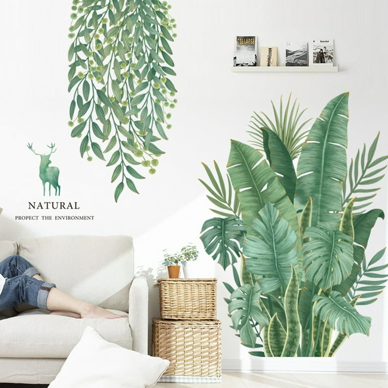 3D Wall Art Sticker Jungle Tree Living Tv Room Home Background Wallpaper  Decorat