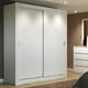 thumbnail image 2 of Ropero Closet Madesa Dallas 2 Puertas Corredizas 2 Cajones Blanco, 2 of 5