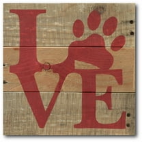 Courtside Market I Love My Dog Gallery-Wrapped Canvas Wall Art, 16x16