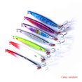 thumbnail image 2 of braveheart 7pcs Simulation Fish Lead Lures Metal Plate Reflection Fish Bait Paint Spraying Fishing Food Fishhook Jig Tackle Kit Color Random, 2 of 5