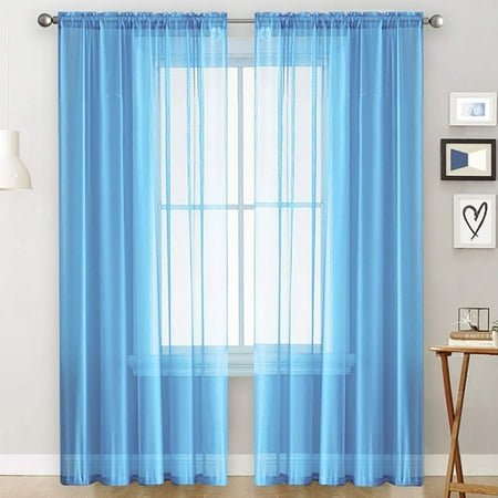 Natural Linen Semi Sheer Window Curtains Elegant Solid Netural Drapes ...