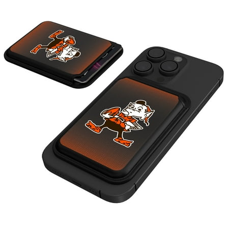 Keyscaper Cleveland Browns Historic Logo Magnetic Credit Card Wallet