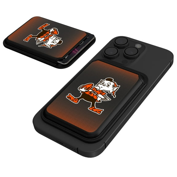 Keyscaper Cleveland Browns Historic Logo Magnetic Credit Card Wallet