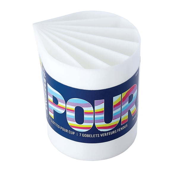 FolkArt Drizzle Paint Pouring Divided Pour Cup, 7 Slot, 1 pc