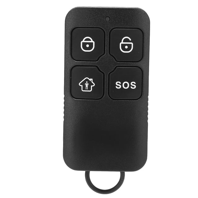 Control remoto inalámbrico portátil de 433 MHz para sistema de alarma antirrobo.