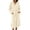 White, variant on AHTJRT Women's Hooded Robe Long Sleeves Soft Warm Fleece Bathrobe Cozy Casual Lightweight Loungewear Home Robe Pocket Belt Bathrobe