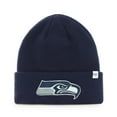 thumbnail image 1 of Seattle Seahawks NFL '47 Raised Cuff Knit Beanie, 1 of 1