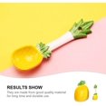 thumbnail image 5 of Plato de cerámica para aperitivos Tazón con forma de piña con cuchara Postre Ensalada Cuencos para pasta Bandeja para servir comida para frutas Queso Postre Merienda (300 ml), 5 of 5