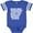 Football Blue and White, variant on Inktastic Arkansas Silhouette Mandala Boys or Girls Baby Bodysuit