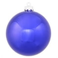 thumbnail image 1 of Vickerman Boule de Noël Incassable Brillante - 2.75 Pouces (70mm) - Bleu Cobalt, 1 of 3