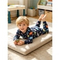 thumbnail image 5 of Aideaone 2-Piece Toddler Boys Pajamas Set Kids Pjs Long Sleeve Tees & Pants Printed Kids Sleepwear 2-6T, 5 of 6
