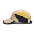 thumbnail image 5 of Minjewel Unisex Quick Drying Baseball Cap - Outdoor Sports Hiking Cap, Thin Breathable Color Blocked Hat for Men and Women, Moisture-Wicking for Running, Athletic Performance Cap,Khaki, 5 of 5