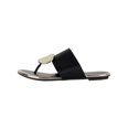 thumbnail image 2 of Sandalias de piso Steps en Piel vegana – Negro, 2 of 3
