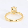 thumbnail image 6 of Cora Jewellery 3.75CT Oval Moissanite Solitaire Engagement Ring For Women, 10K Yellow Gold, 6 of 7