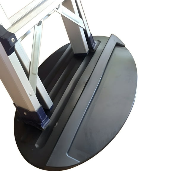 Jessac Anti-Slip Ladder Mat, 27" x 15.7" - Sturdy Rubber Floor Protector, Ladder Stabilizing Mat Accessories for Indoor & Outdoor Use