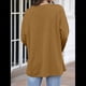 thumbnail image 4 of Blusas de Mujer de Larga con Cuello en V, Túnicas Casuales, Camisas Básicas, Blusas Holgadas Amarillo L, 4 of 7