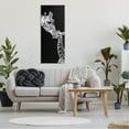 thumbnail image 5 of Stupell Industries Beautiful Baby Giraffe Loving Mother Monochrome Portrait Photography Gallery-Wrapped Canvas Print Wall Art, 20x48, by Incado, 5 of 5