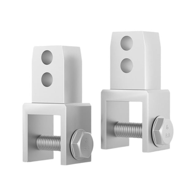 2x Motor Amortiguador Trasero Adaptador de Extensión de Altura Alto Rendimiento Universal Plata