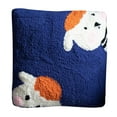 thumbnail image 3 of 16x16 '' Throw Pillow Cover Punch s Sofá Cojín Material Cabra Hugo Material de bordado de perforación, 3 of 10