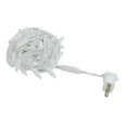 thumbnail image 4 of Novelty Lights 50 Light Warm White LED Christmas Mini Light Set (White Wire, 25 Feet), 4 of 10