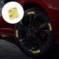 thumbnail image 5 of Euaioeiu Reflective Wheel Rim Stickers Glow in Dark Safety Decoration Adhesive Vinyl Strips for Car Motorcycle Truck Bicycle Vehicle Night Driving Customization, 5 of 7