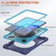 thumbnail image 2 of Funda protectora de color para Samsung Tab S7 Plus de 12,4 pulgadas con soporte para bolígrafo, anillo ajustable grande y protección contra golpes., 2 of 5