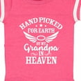 thumbnail image 4 of Inktastic Handpicked for Earth by My Grandpa in Heaven Angel Wings Boys or Girls Baby Bodysuit, 4 of 5