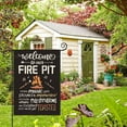 thumbnail image 3 of Welcome To Our Fire Pit Camping Garden Flag 12 x 18 Inch Double Sided, RV Campsite Campfire Camper Yard Outdoor Decoration, 3 of 6