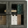thumbnail image 4 of Castle Place Simple Modern Sideboard Buffet Cabinet, Dark Grey, 4 of 9