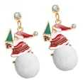 thumbnail image 1 of Pendientes Colgantes de Navidad Fernando Santa pompon, 1 of 8