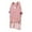 Red, variant on Raeneomay Long Sleeve Shirts for Women Button Down Lattice Print Summer Linen Shirt With Round Neck Shirts