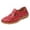 A-Red143, variant on Womens Fisherman Sandals Sleek Breathable Solid Closed Toe Dual Hook Loop Footbed Cutout Sandals Summer Work Sandals